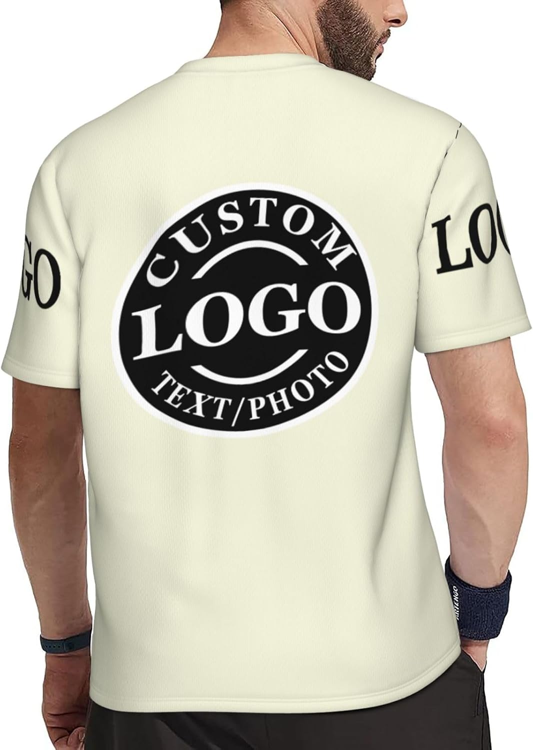 Custom T Shirts for Men Custom Tshirts Design with Text Logo Image Personalized Tshirt Customized T Shirt Front Back - Image 7