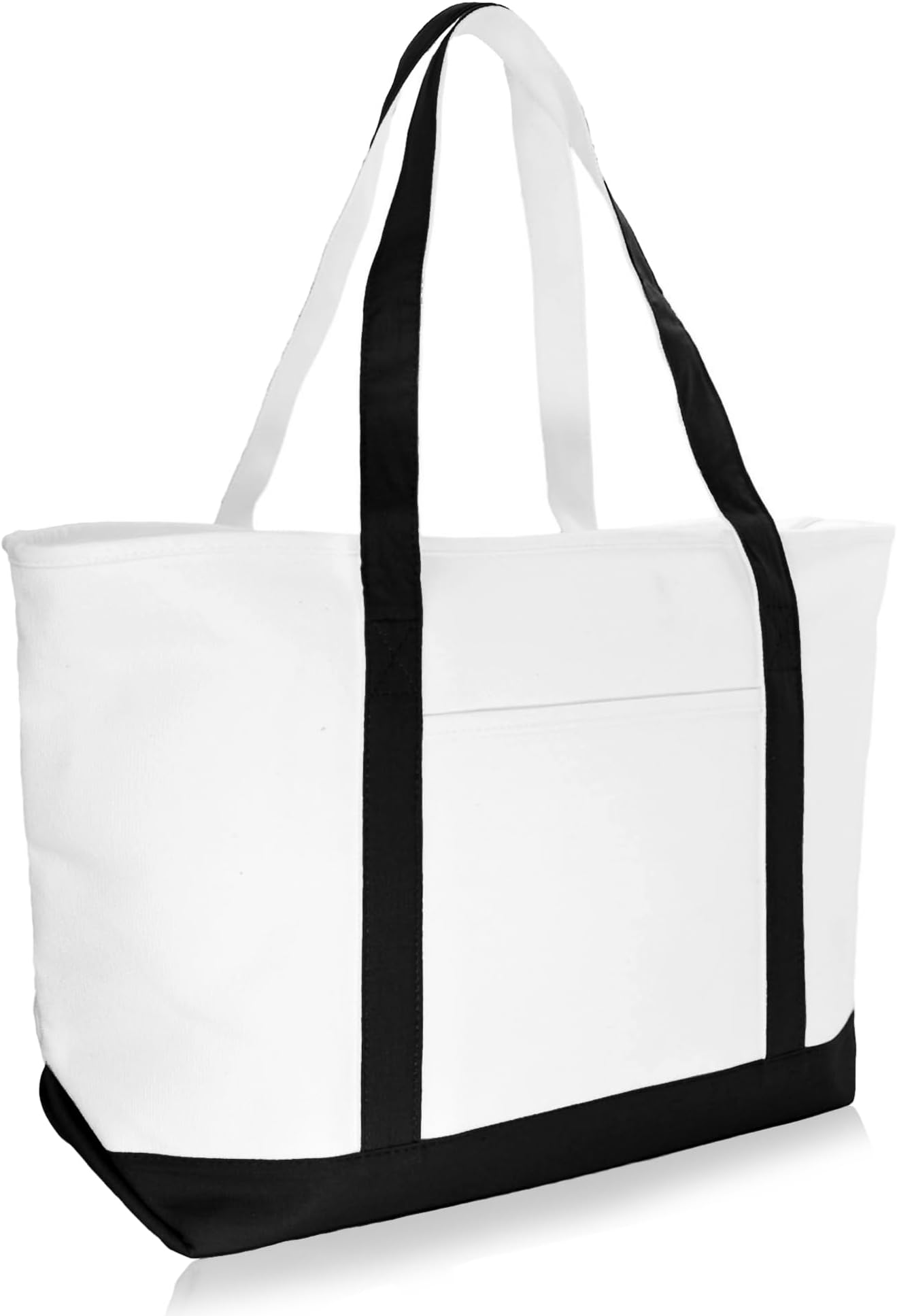 Daily Shoulder Tote Bag Premium Cotton in Black