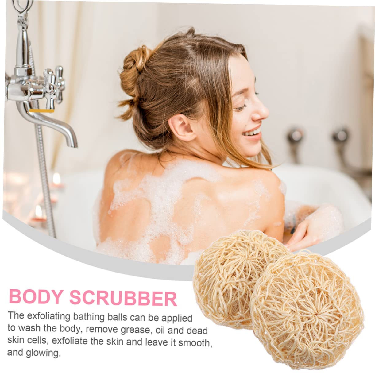 Healeved 12pezzi Scrub Per Corpo Sisal Palle Da Esfolianti Per Pulizia Comoda e Profonda Per Uso Quotidiano e Viaggi