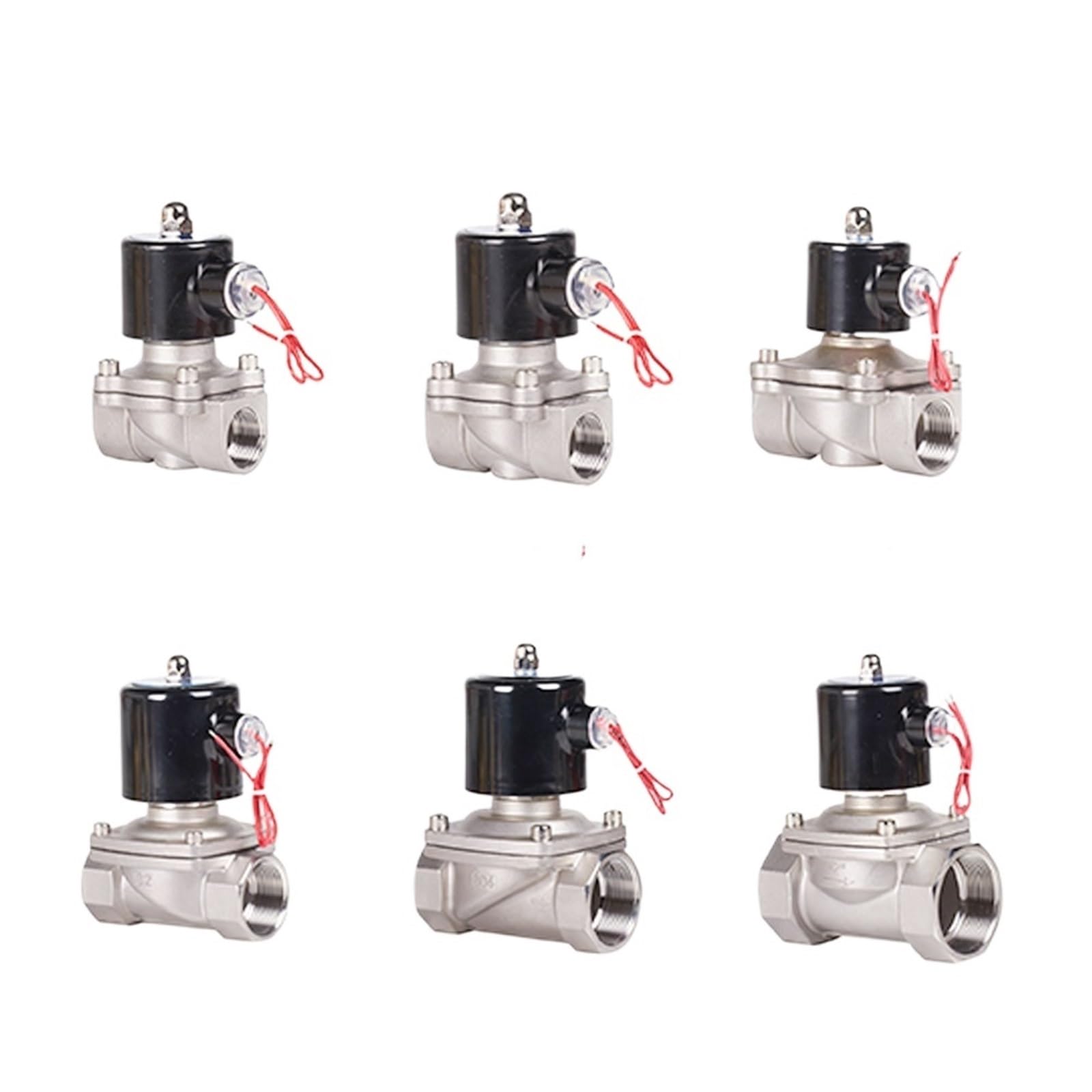 Válvula solenoide eléctrica para automatizar sistemas de agua y aire a presión AC110V