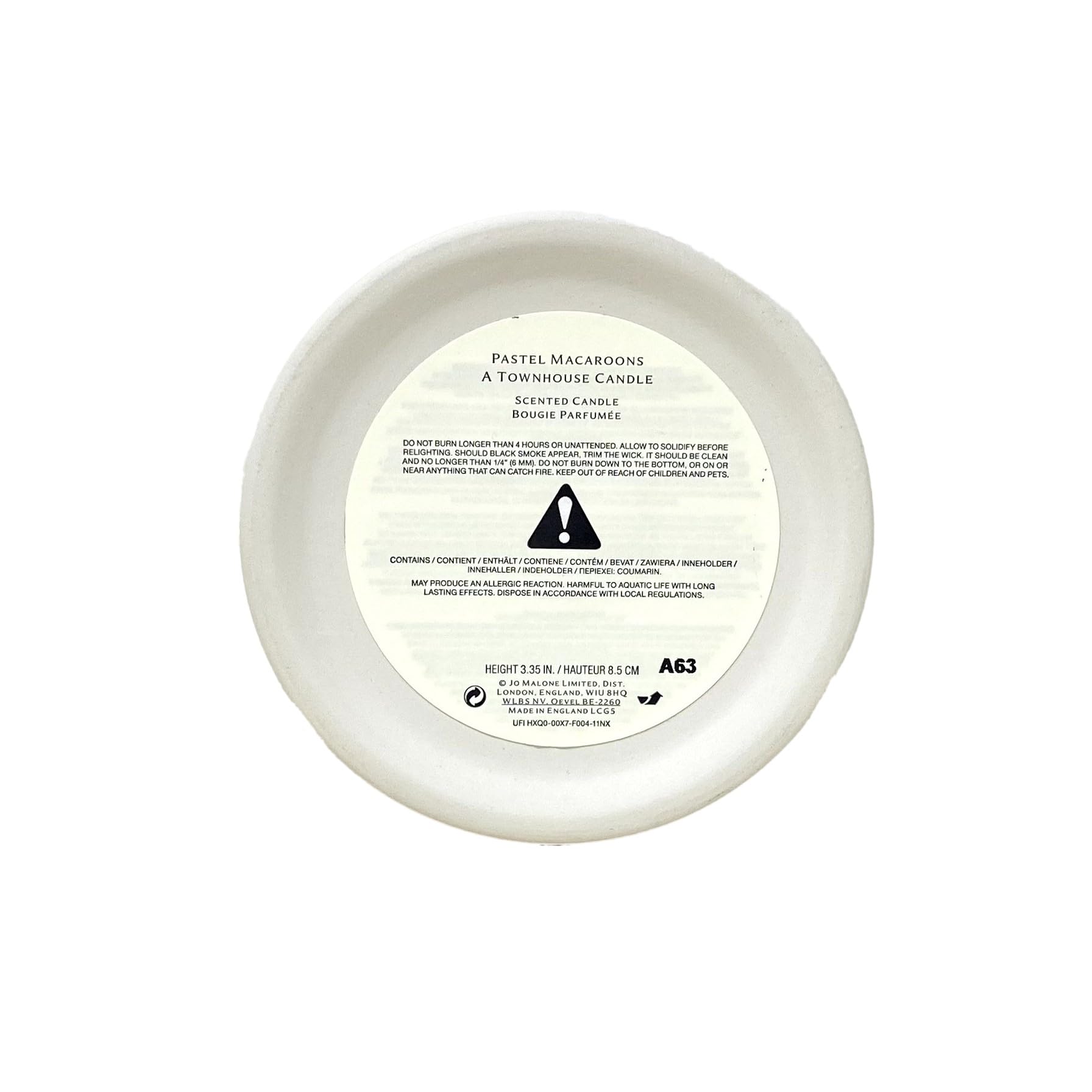 Amazon.com: Jo Malone Scented Townhouse Candle - Pastel Macaroons
