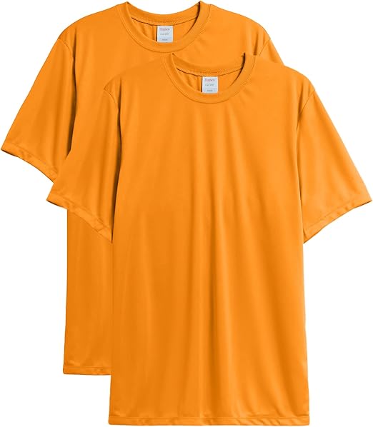 Hanes Men's T-shirt Pack, Cool Dri Moisture-wicking Performance T-shirt, Performance Tee, 40+ Upf Protection, 2-pack