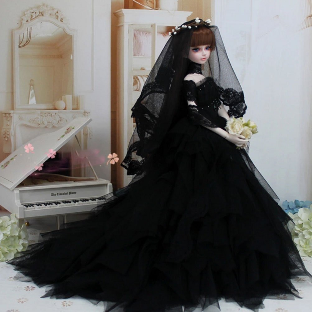 アンティークドール 花嫁衣装 ウェディングドレス 結婚式 Amazon.co.jp: bjd SD ドール 用 衣装5スタイル ガーゼ ロマンチック