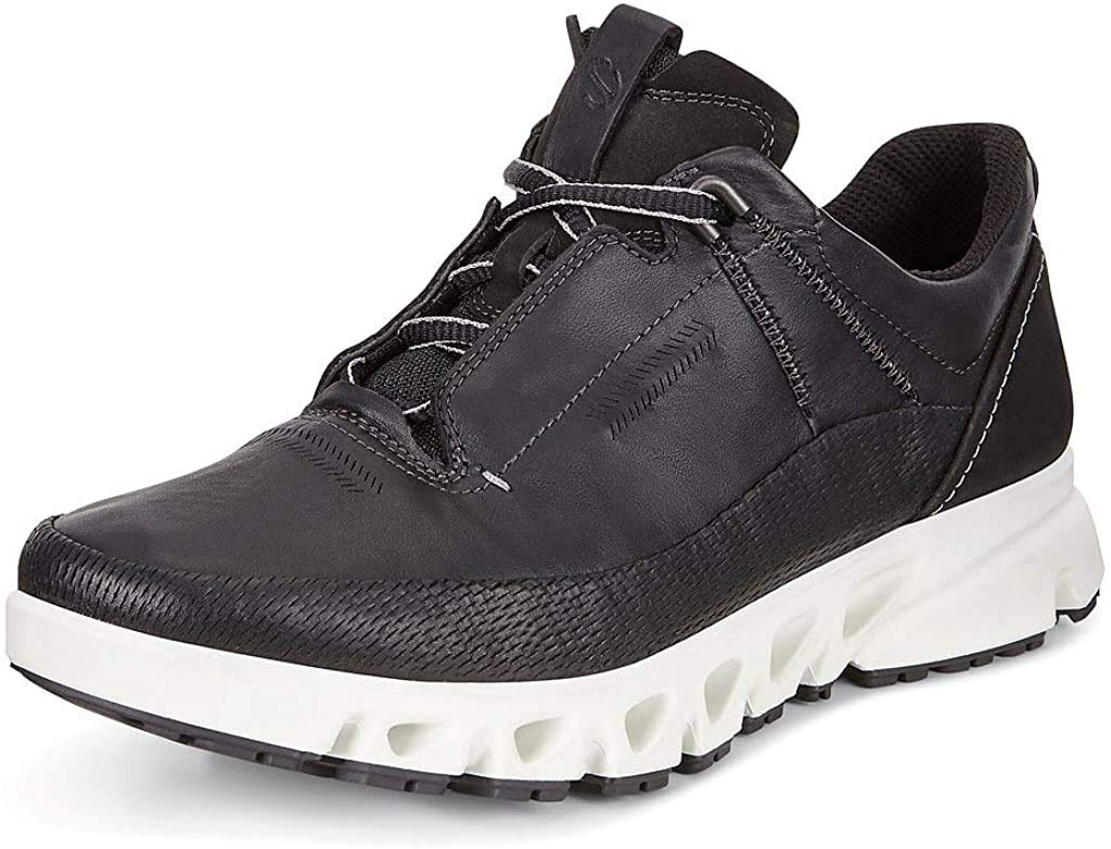 ECCO Women's Multi-vent W Low GTXS Sneakers, Black, 4 UK