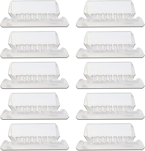 Miniatura 3 de 10 pestañas e insertos de plástico transparente para carpetas de archivos de 2 pulgadas, pestaña de índice de carpeta colgante para identificación