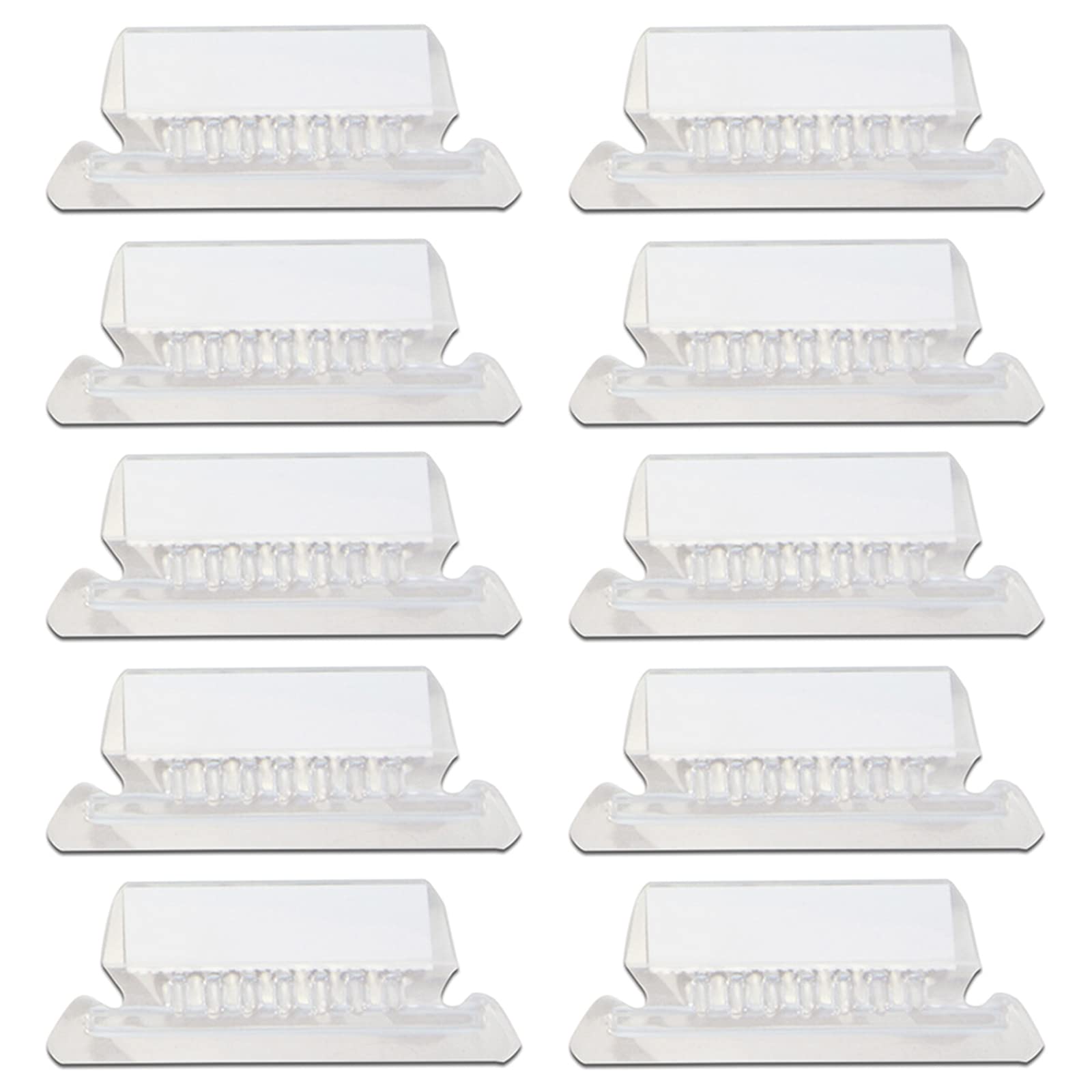 Kangql Transparent Hanging Folder Tabs, 10Pcs Hanging Folder Tabs Insertable Plastic Tabs For Hanging Folders 2Inch File Folder Tabs And Inserts Office Supplies,
