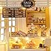 Kisoy Romantic and Cute Dollhouse Miniature DIY House Kit Creative Room Perfect DIY Gift for Friends,Lovers and Families (Cake Diary)