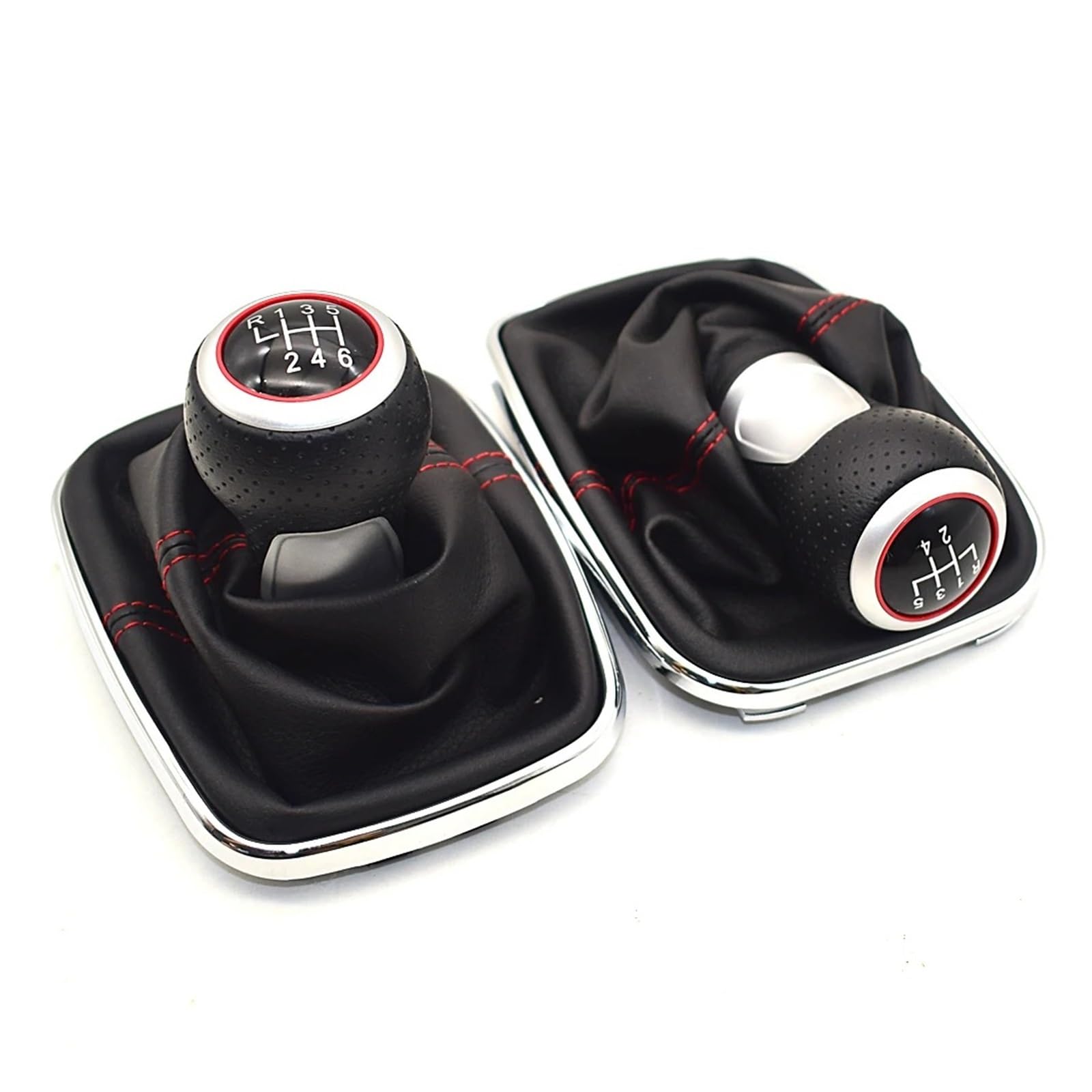 Zamiennik gałki zmiany biegów do VW do Golf 4 IV MK4 do GTI R32 do Bora do Jetta 1999-2004 5/6 biegów 12 mm gałka zmiany biegów dźwignia zmiany biegów osłona mieszka (5 biegów 1)(6 biegów-h)