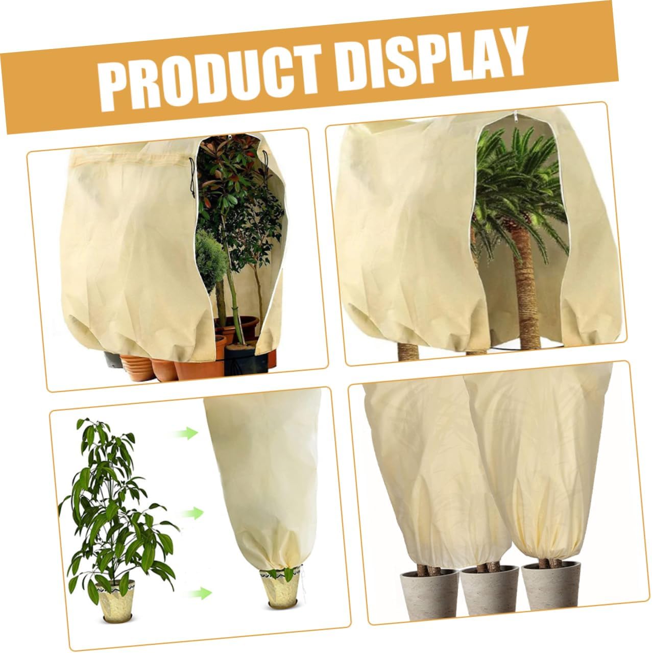 Frost Cover for Plants Garden Plant Protector Non-Woven Cold Weather Cover