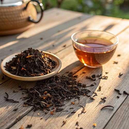 Vista 325 de Organic Positively Tea Company, Té negro Butterscotch, hoja suelta, 4 onzas