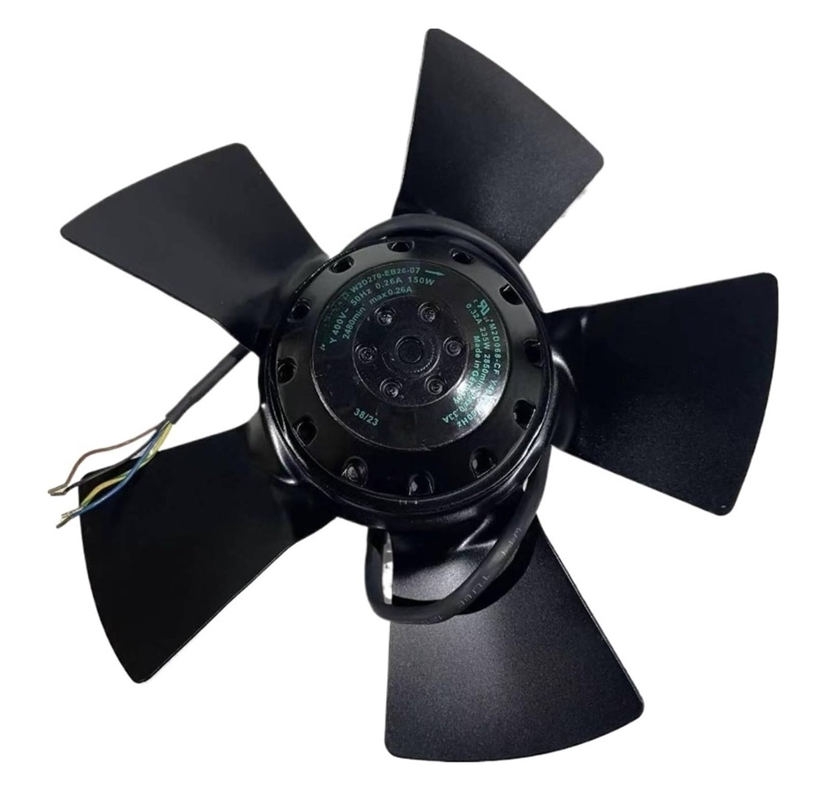 EAHWCXSD W2D270-EB26-07 0.26 150W Cooling Fan