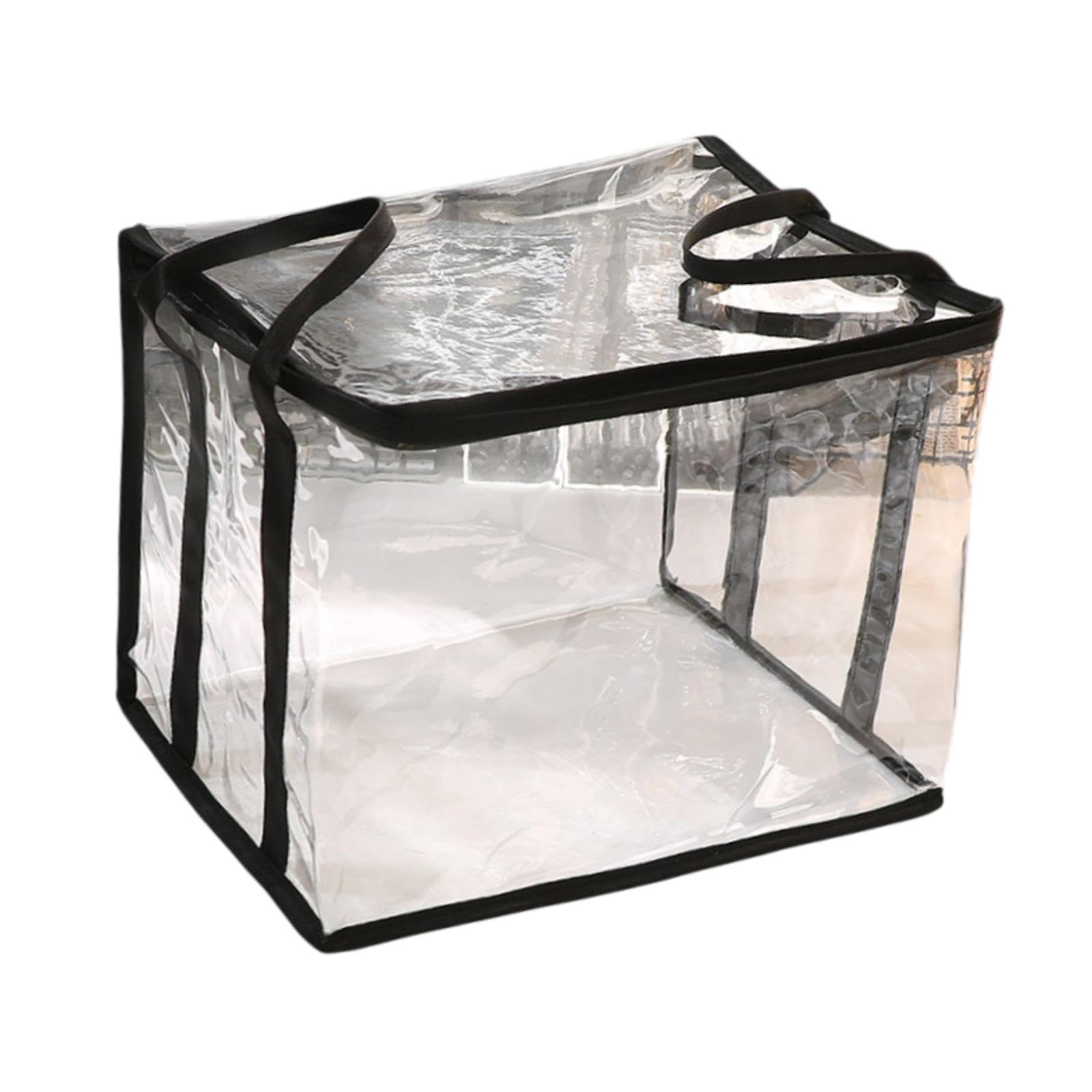 Organizador de libros para estanterías de salón y mudanzas caja portátil negra Qianly