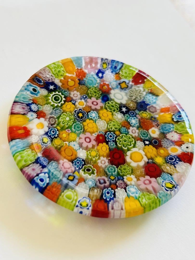 Amazon.co.jp: モレッティ ミルフィオリ ベネチアンガラス 小皿 豆皿