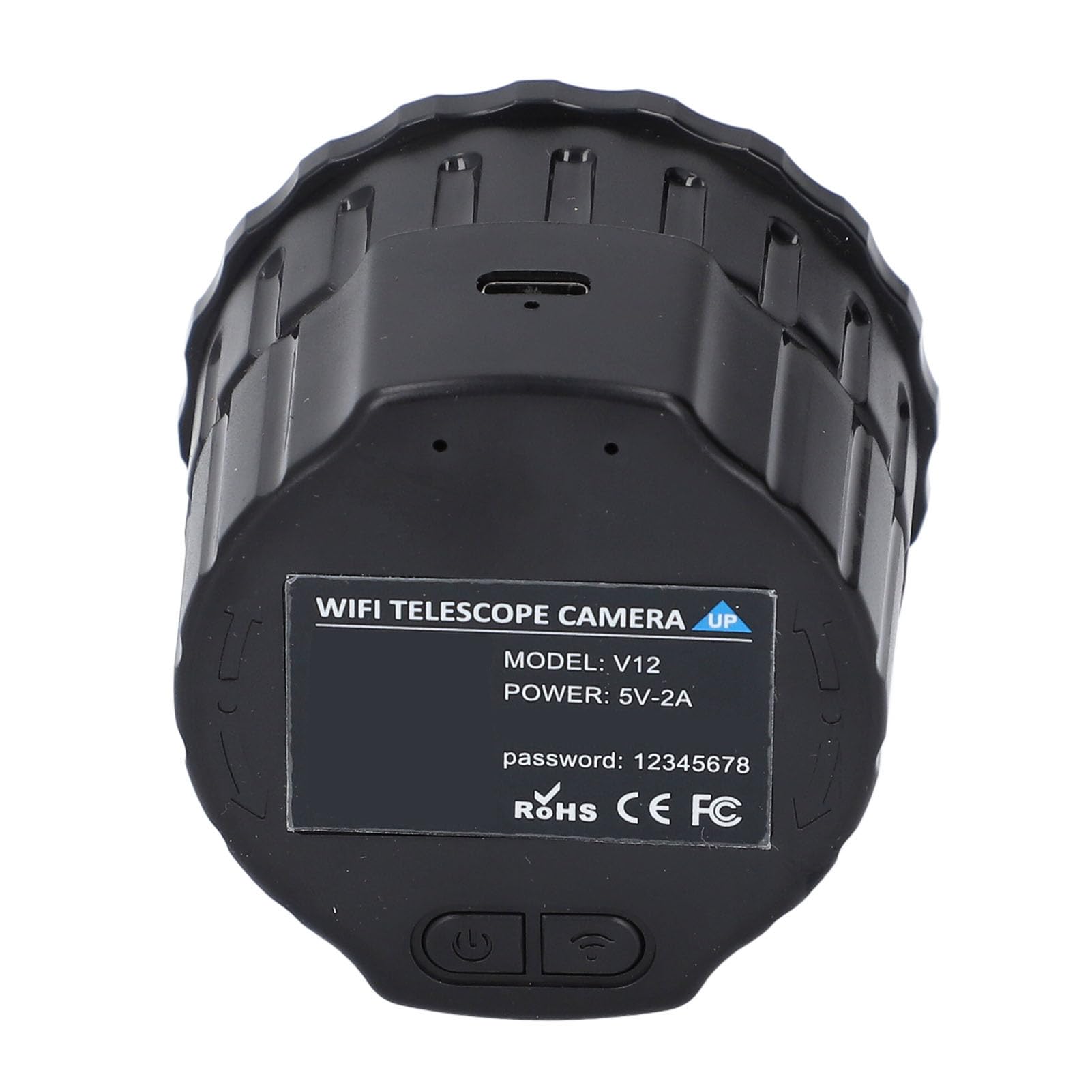 Telecamera elettronica telescopica, telecamera oculare telescopica, 4 MP 2K, telecamera oculare elettronica wireless per telescopi da 25 mm a 50 mm