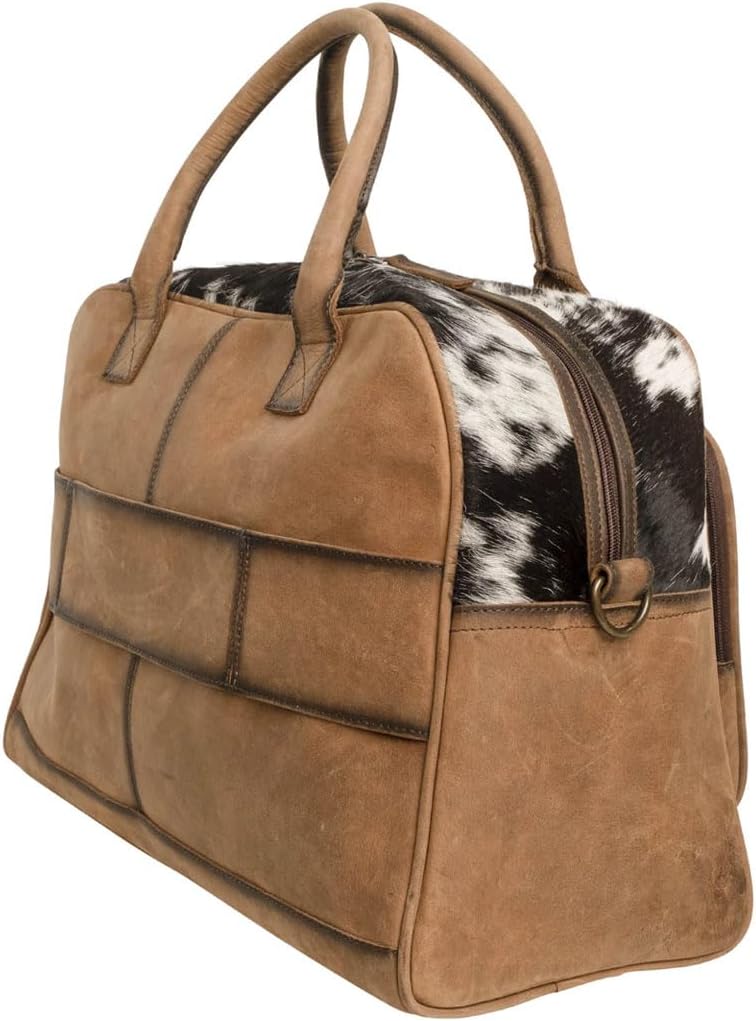 STS Ranchwear Womens Cowhide Tan Leather Carry-On Bag