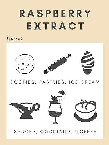 Miniatura 6 de Native Vanilla - Extracto de frambuesa pura - 8 onzas líquidas - Sabores y extractos puros - Perfecto para cocinar hornear y hacer postres