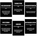 Inspirational Wall Art, Motivational Wall Art, Positive Quotes & Sayings Posters, Inspirational Wall Decor for Bedroom Living Room,Decoration Office Wall Decor(Set of 6,8x10in, Unframed) 1