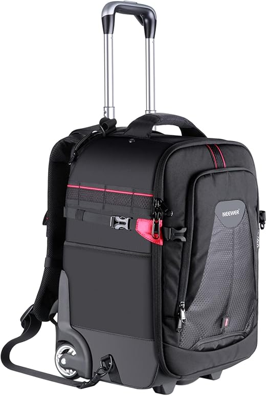 Neewer Rolling Camera Trolley Case, 2in1 Maleta Mochila para Cámaras