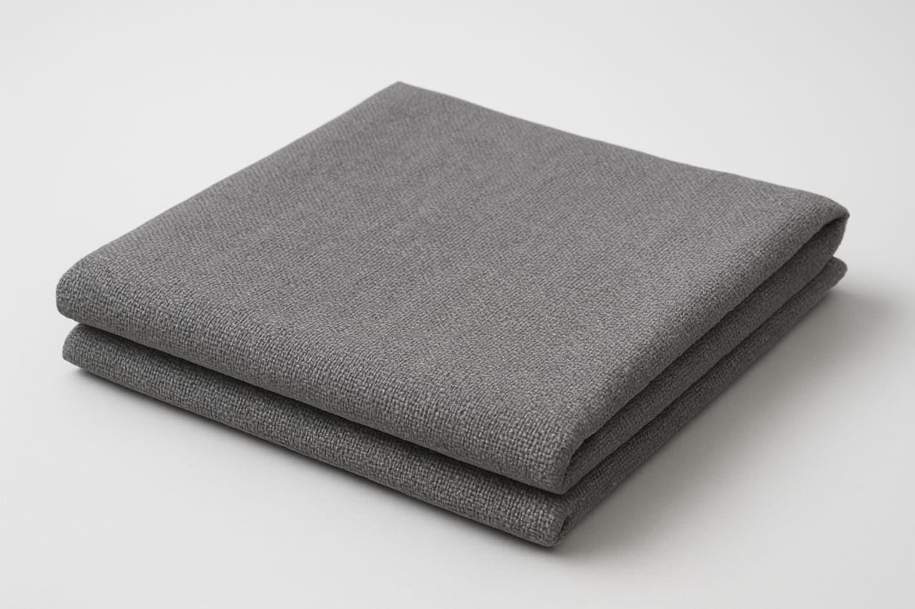 Cotton Canvas Fabric, 100x182.88cm Wide | Sold by The Metre, Cut to Length | Fabric for Cushions, Sofa Covers, Light Upholstery, Embroidery, Dress Material, Grey-image-23