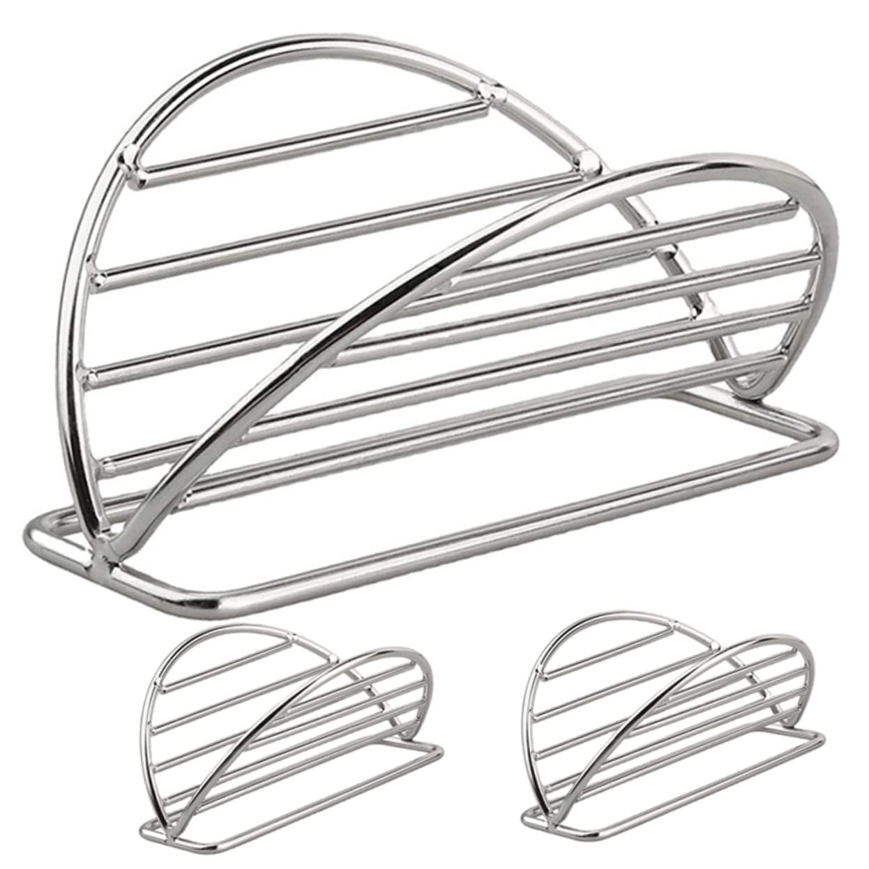 GRIRIW 3pcs Taco Stand Taco Servers Tortilla Support Taco Grill Stand Taco Display Stand Taco Plates Baking Food Rack Taco Serving Tray Tortilla Stand Frame Holder Stainless Steel Silver