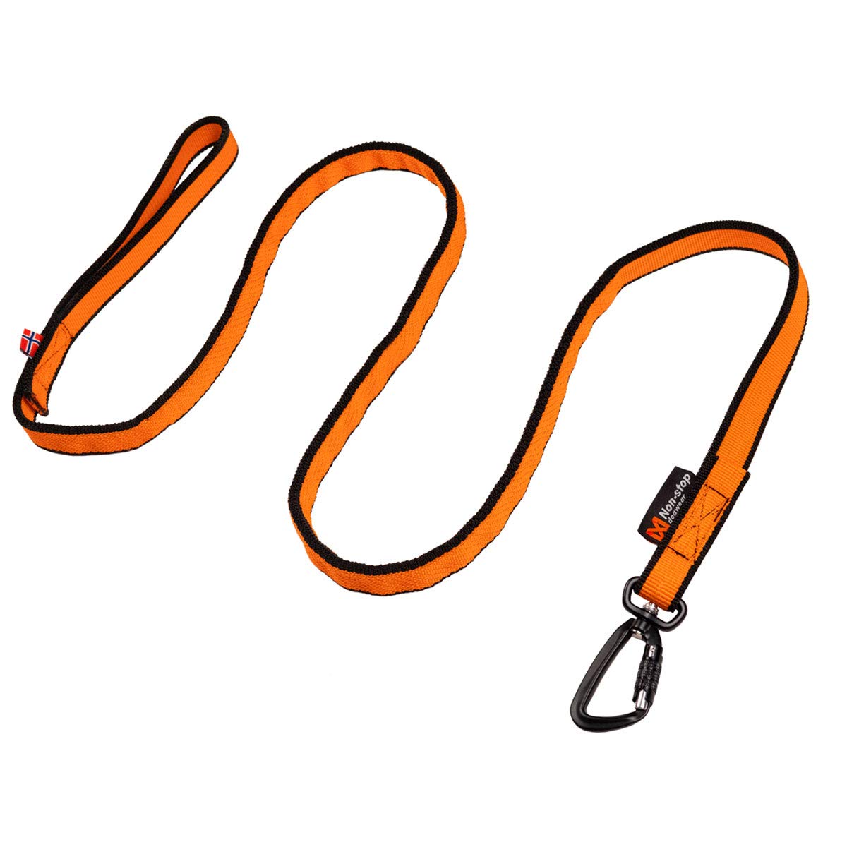 NON-stop dogwear Bungee Leash 2m | 16405 | Leine für canicross in Orange