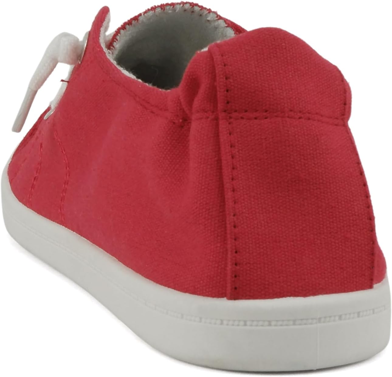 Soda Flat Women Shoes Linen Canvas Slip On Sneakers Lace Up Style Loafers Zig-S - Image 3