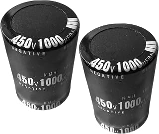 Generic 2x Capacitores Elétricos Industriais 450V 1000uf Kit de Componentes Eletrônicos