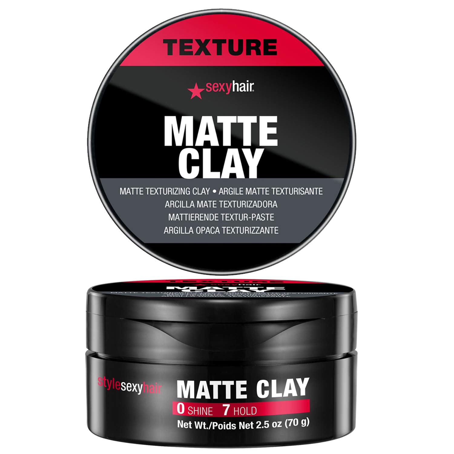 Sexy Hair Style Matte Clay Texturizing Clay for Men - 1.8 oz