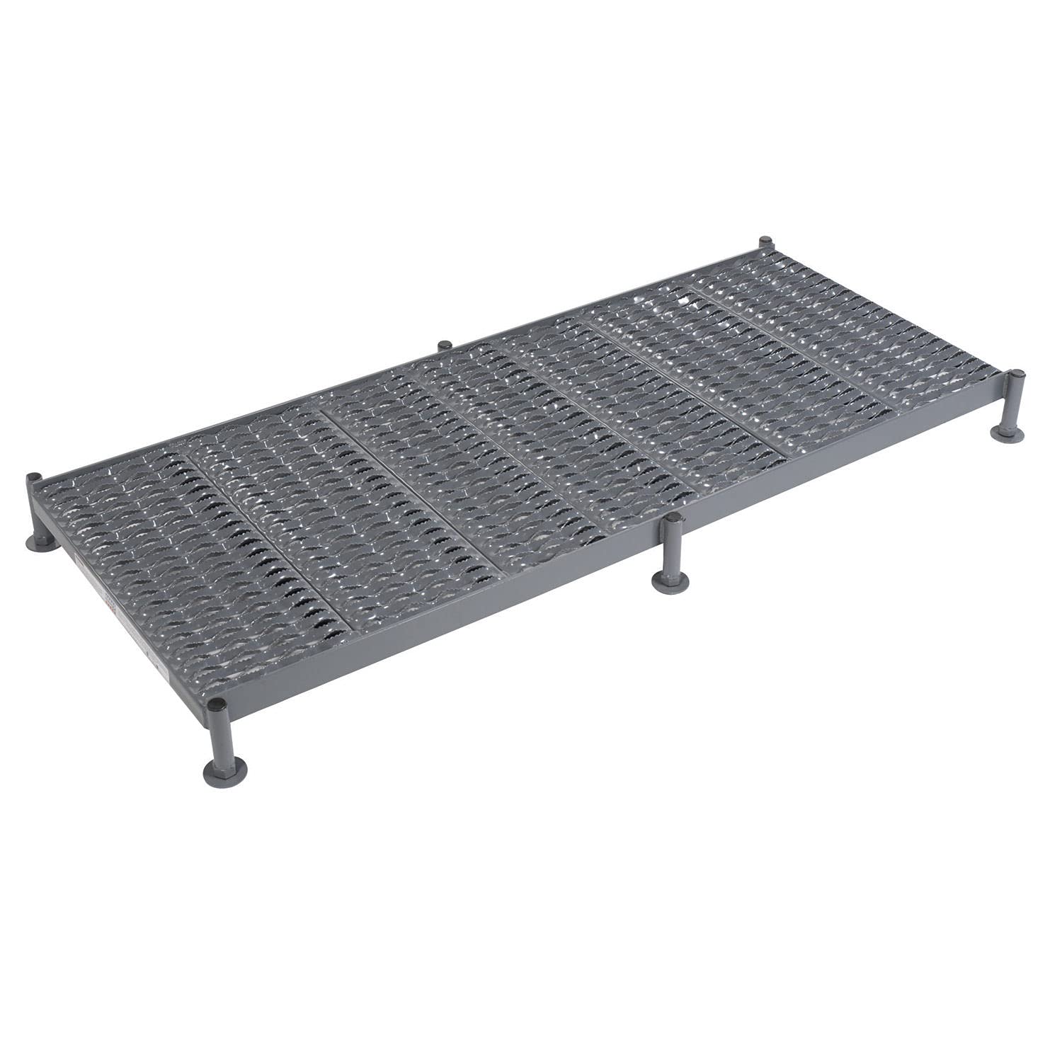 Tri Arc 24-inch x 59-Inch / 9-inch to 14-Inch / Gray Step Ladders