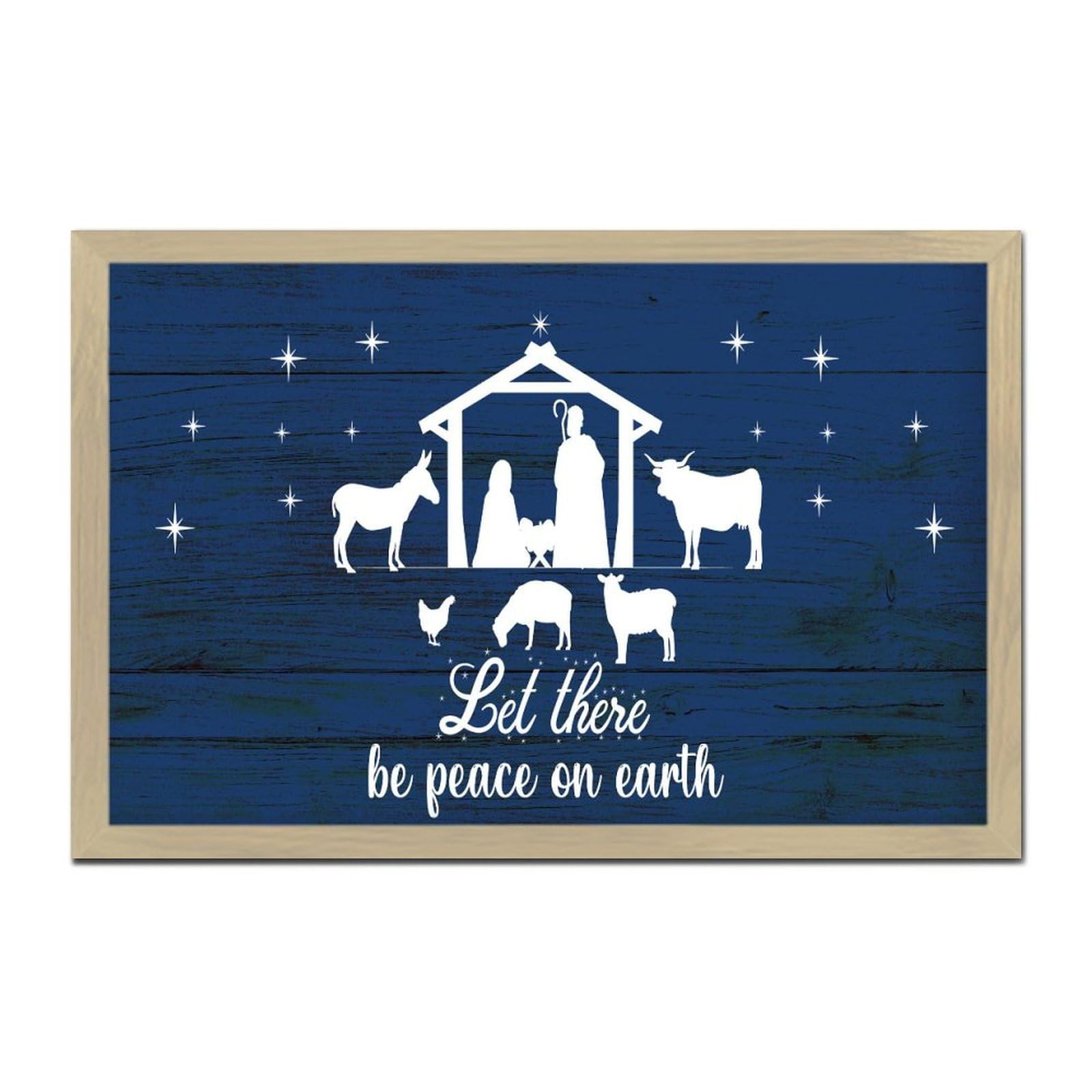 Panneau Merry Christmas Oh Holy Night pour célébrer la magie de Noël en famille