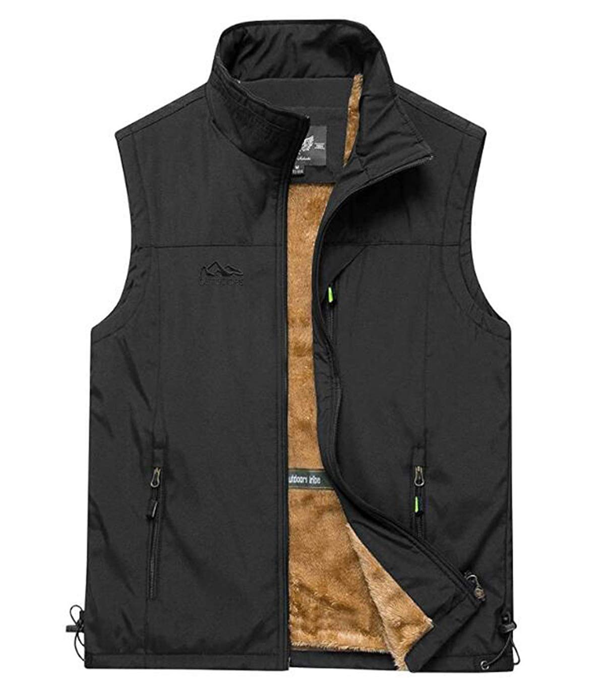 Men's Casual Outdoor Work Safari Fishing Travel Photo Fleece Vest Jacket
