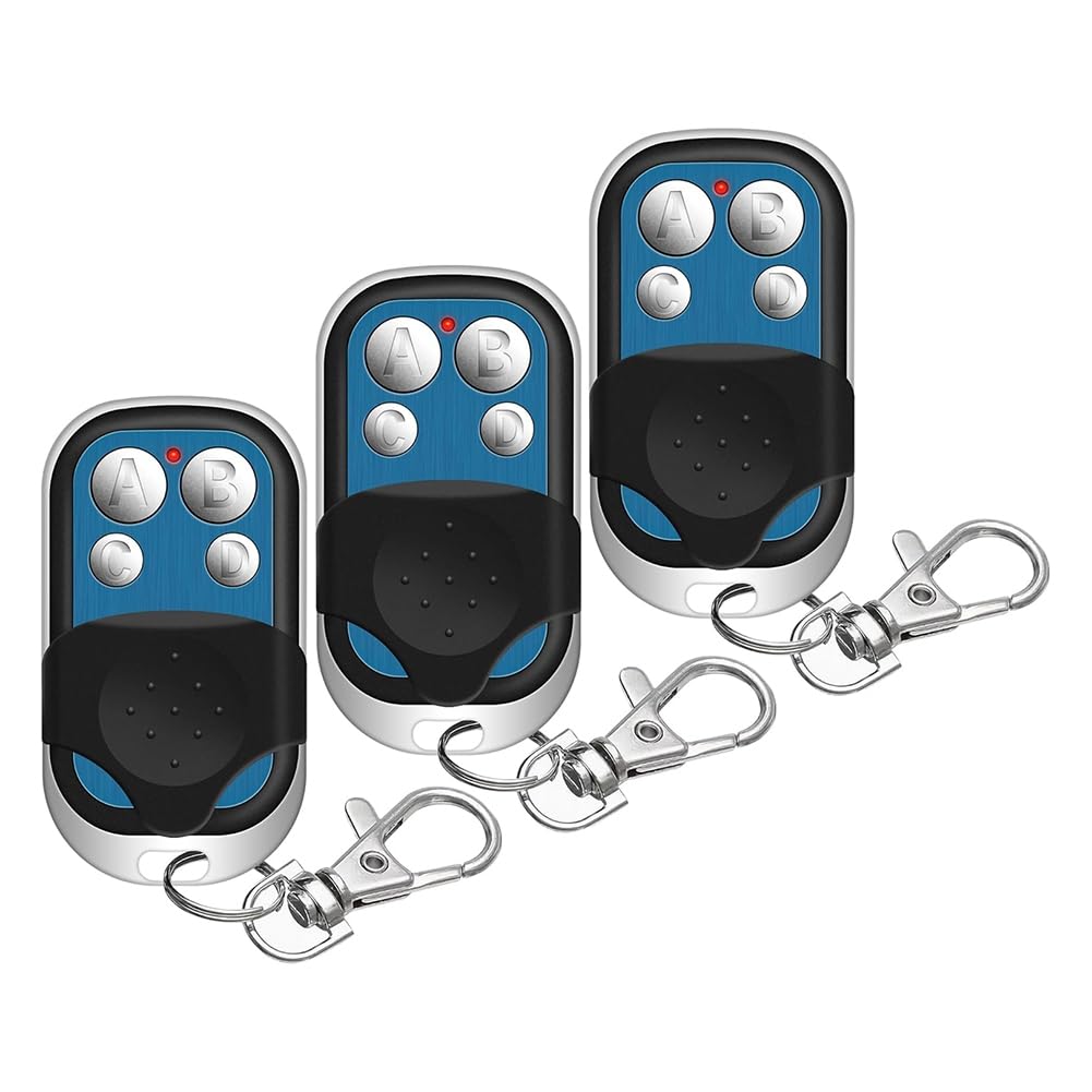 Ouvre-porte de garage 373LM lot de 3 télécommandes universelles multi-fréquences