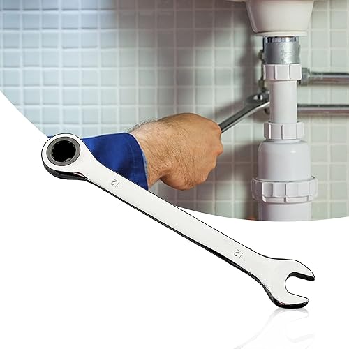 Miniatura 2 de Llave combinada, llave de trinquete, 0.236-0.709 in, 72 dientes, equipo de taller de alto par, llave combinada de engranajes de 72 dientes multiusos