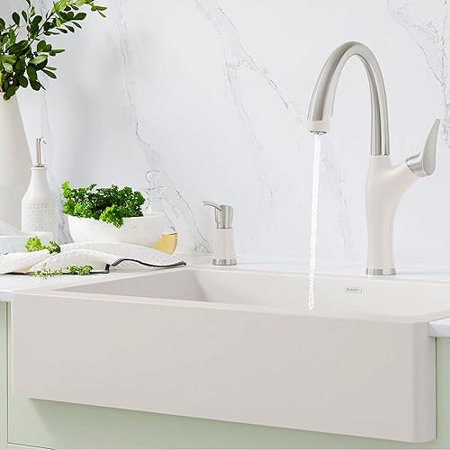 Miniatura 10 de BLANCO, White 442036 ARTONA - Grifo de cocina con doble rociador a juego de colores, 1.5 GPM