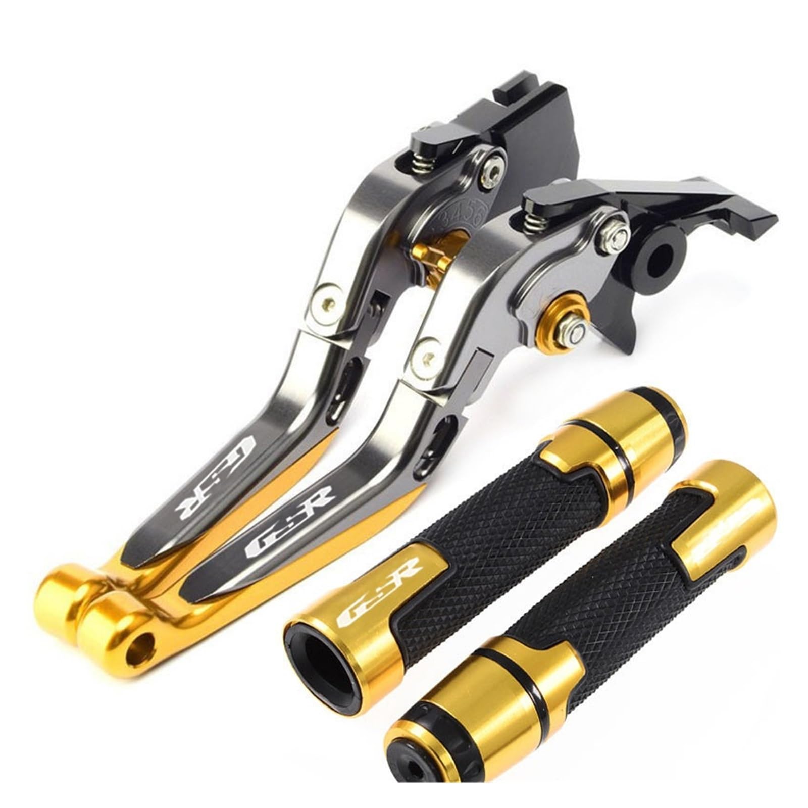Aumbcfg U Brake Primary Cylinder Kits For Gsr 400 2008-2012 Gsr 600 2006-2011 Gsr 750 2011-2020 Motorcycle Cnc Brake Clutch Lever+22Mm Handle Grips Handlebar Clutch Levers(U)