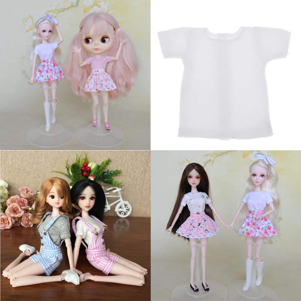 Amazon.co.jp: T TOOYFUL 1/6 ドールTシャツ BJD人形服 ドール服 半袖