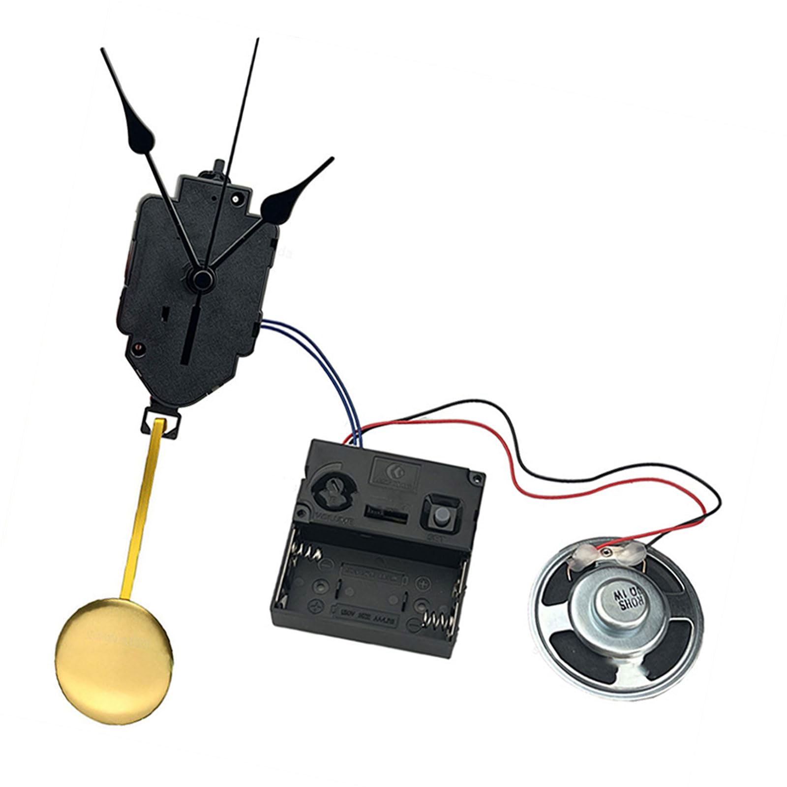 PANGBOER Multipurpose Quartzs Pendulums Clock Movement Replacement Kits with Melodies Box and Horn for Repair Various Clock Types Chimes