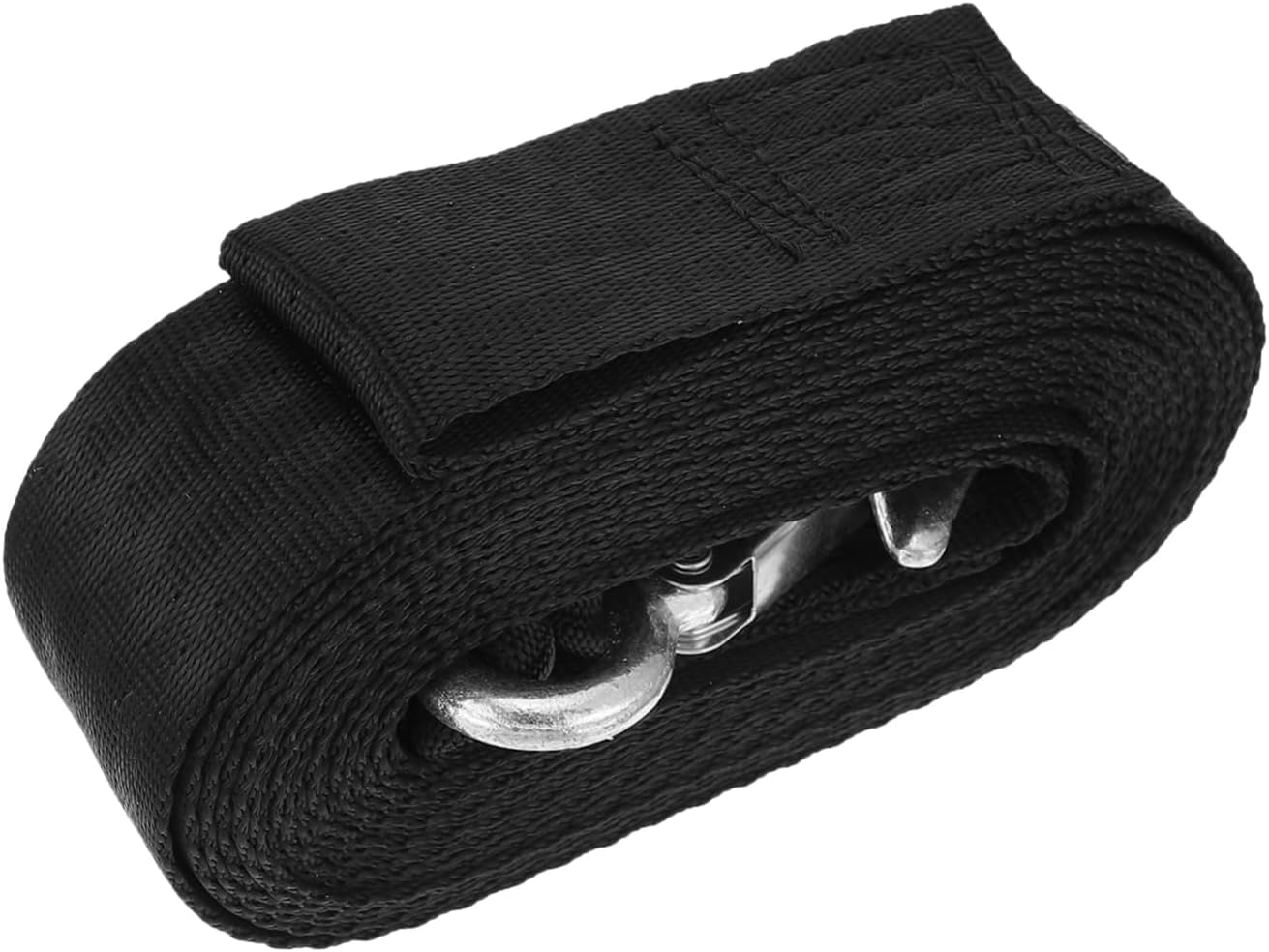 STOBAZA Polyester Manual Trailer Winch Strap with Hook Replacement for Boat Trailers and Towing Vehicles 20ft Length 3,000 lbs Break Strength for Marine Use