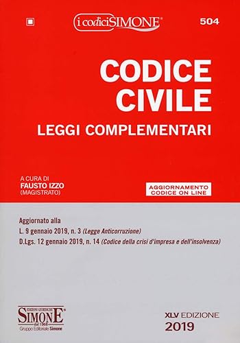 Codice civile. Leggi complementari. Con aggiornamento online