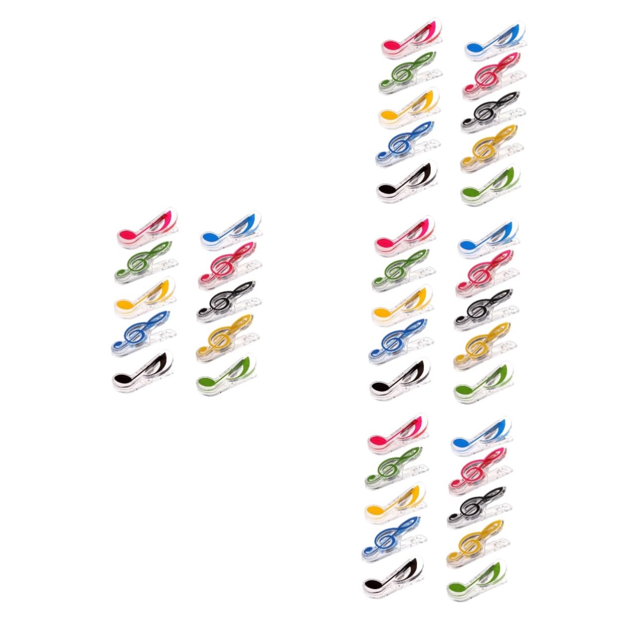 40pezzi Clip Per Spartiti Per Clip Per Note Colori Spartiti Per Pianoforte e