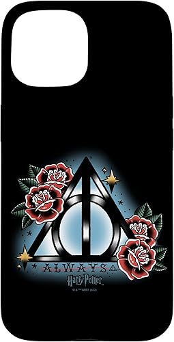 Miniatura 10 de iPhone XS Max Harry Potter Always Deathly Hallows Symbol Floral Retrato Estuche