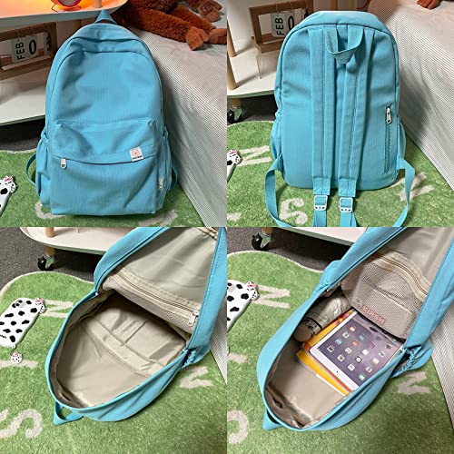 Yfgbcx Cute Aesthetic Backpack For Women Solid Color Backpack Lightweight Classic Backpack For Women Laptop Backpack Casual Kawaii Backpack For Travel, Work #TOP3