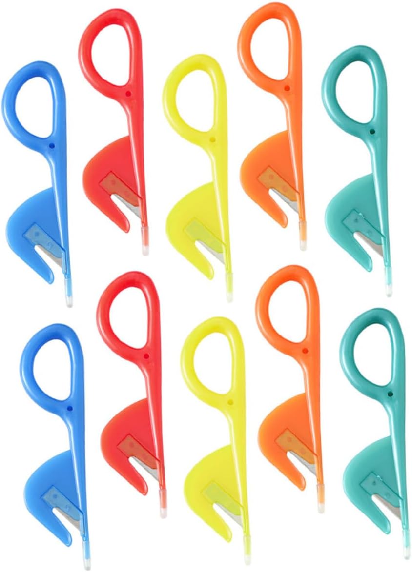 10pcs Kitchen Intestine Knives with ABS Stainless Steel