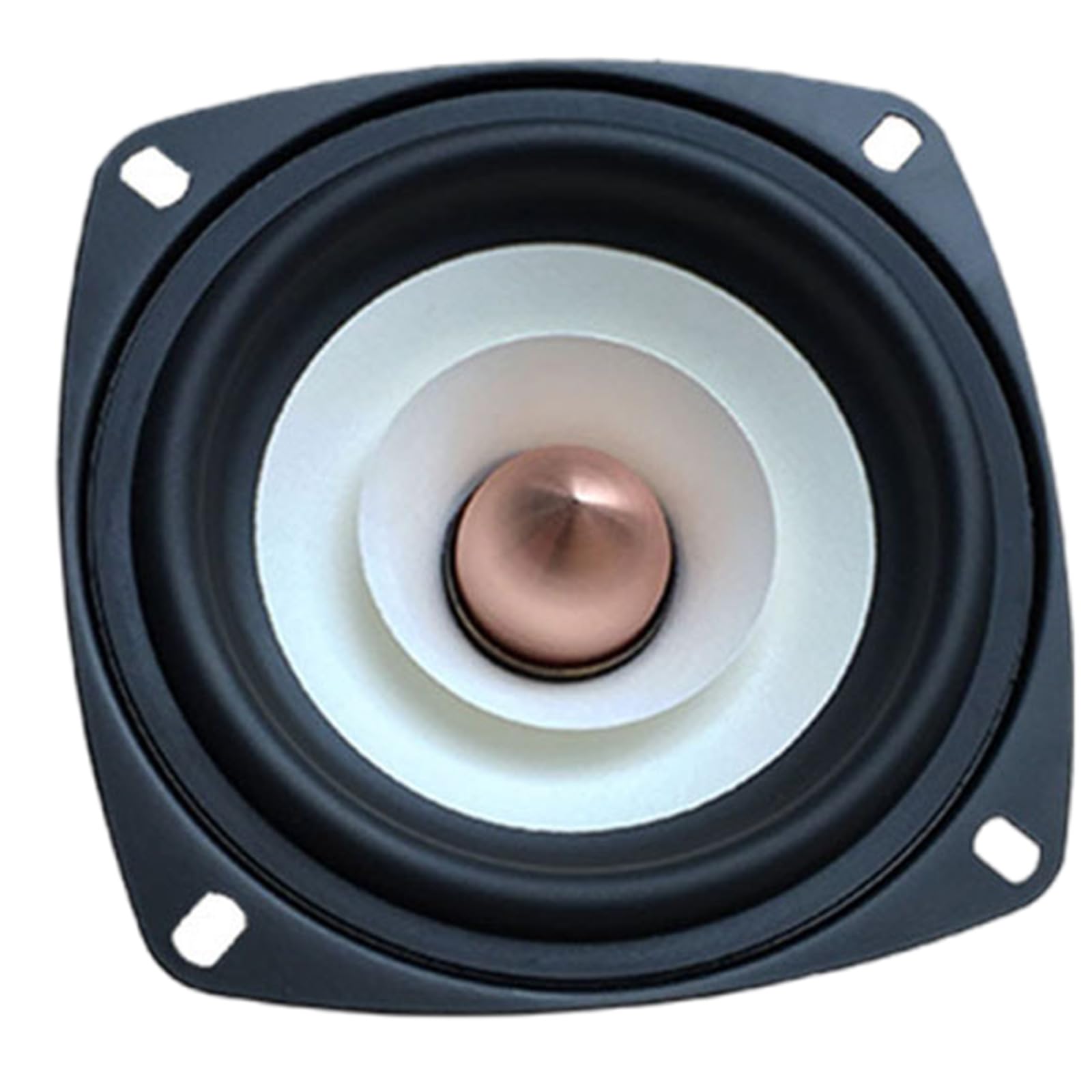 Haltbarkeit 4-Zoll Aluminium Tieftöner mit stilvollem Design für hervorragenden Klang, Verschiedene Musikanwendungen, geringe Verzerrungen, Aluminium Tieftöner