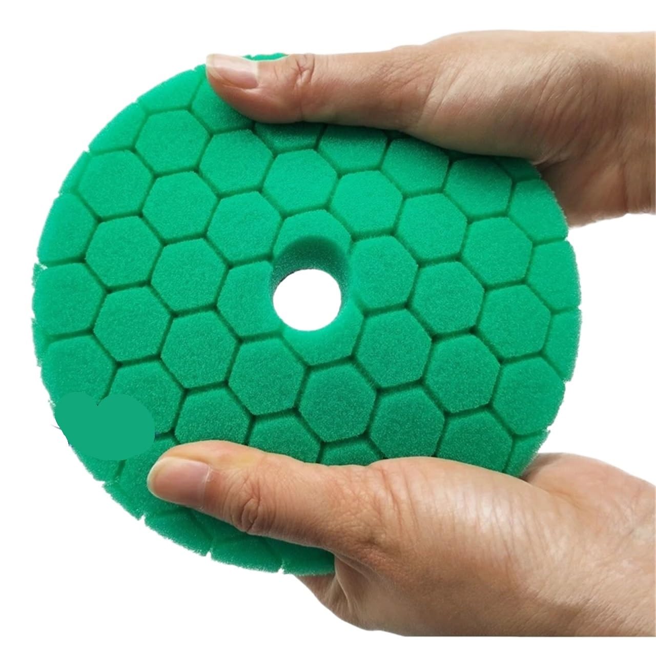 Esponja Pulido para Coche Almohadillas de pulido for coche, esponja espuma 3/5/6 pulgadas, juego almohadillas for pulir herramientas(Yellow x 5pcs,5Inch (125mm))