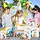 Mooshy 8 Stück Geschenktüte Geburtstag Dinosaurier Papiertüten Eingedickte Dinosaurier Party Taschen mit Griff Bunt Candy Papier Tüten für Kindergeburtstag Halloween, Weihnachten Tüten