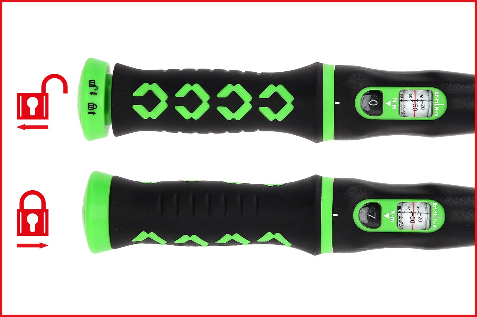 KS Tools 512.0015 COMPETITION - Chiave dinamometrica a cricchetto, 1/2", 20-200 Nm