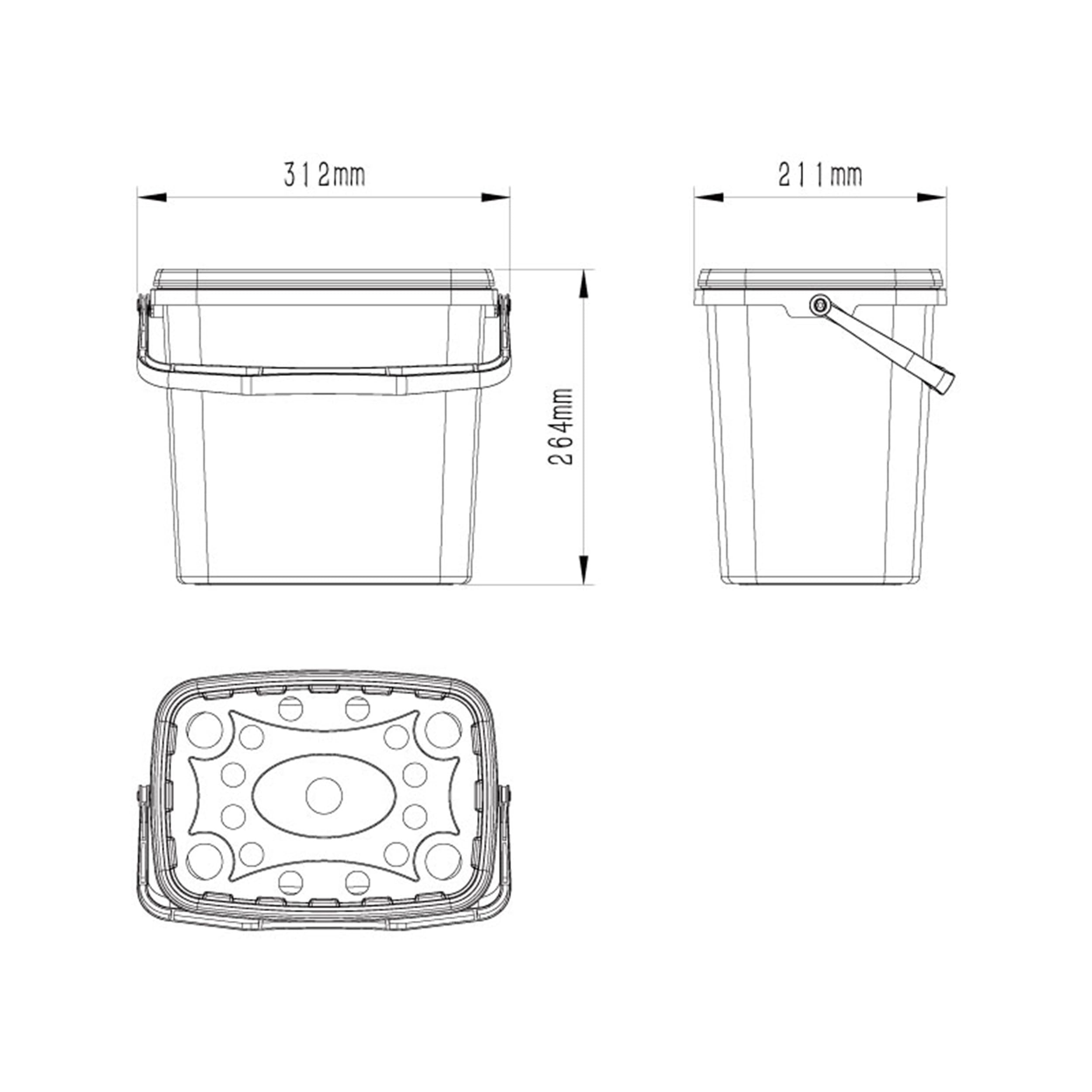 esotec Teichfilterbox L Unterwasserfilter Filterbox Miniteich Teichfilter 101715