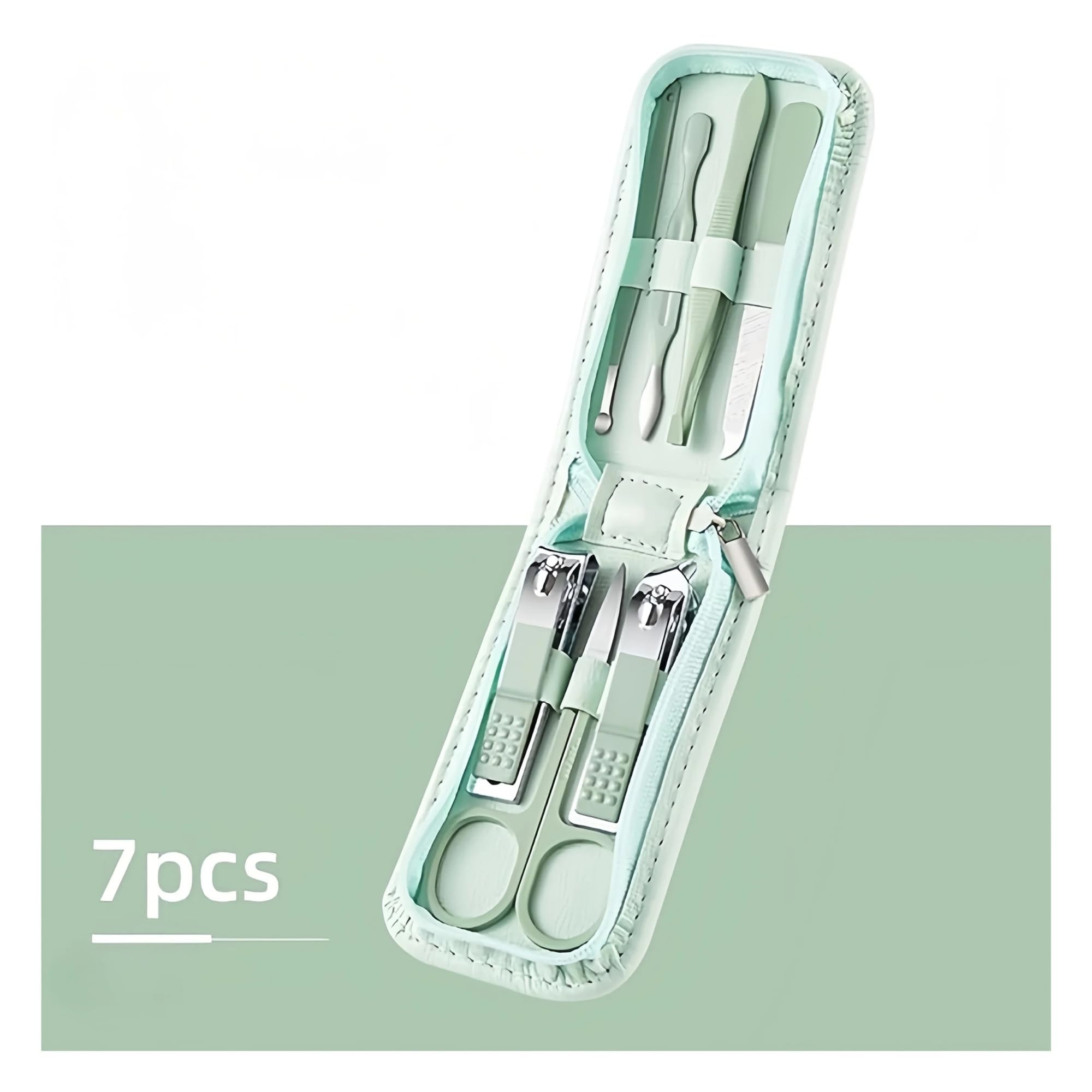 Juego de herramientas manicura multifuncionales acero inoxidable 35 piezas