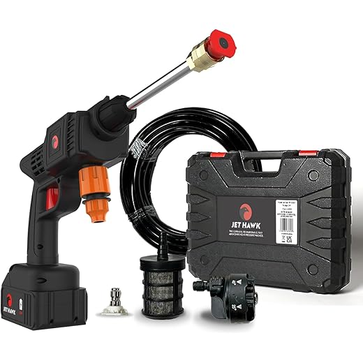 Jet Hawk Cordless Pressure Washer Portable